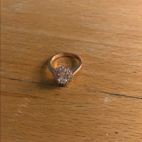 Jewelry - Rose Gold Faux Diamond Ring